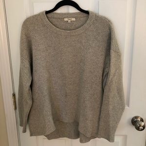 Madewell 100% Wool Grey Sweater